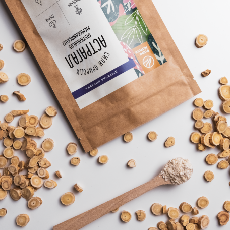 Астрагал корінь (Astragalus membranaceus) PapaNature порошок 60г-2