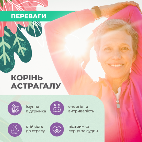 Астрагал корінь (Astragalus membranaceus) PapaNature порошок 60г-1