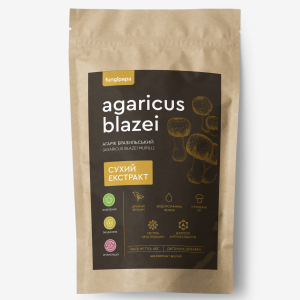 Агарик Бразильский, сухой экстракт, Fungipapa, 60г Агарик Бразильский, сухой экстракт, Fungipapa, 60г