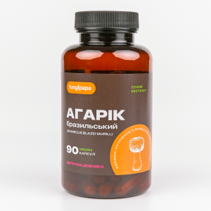 Агарик бразильский 90 капсул экстракт Fungipapa Agaricus blazei Murill Агарик бразильский 90 капсул экстракт Fungipapa Agaricus blazei Murill