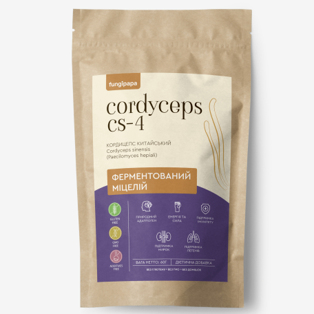 Кордицепс синенсис ферментированный мицелый Fungipapa Cordyceps sinensis 60г