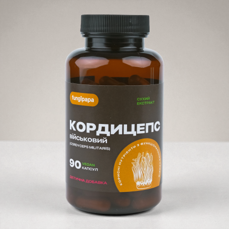 Кордицепс 90 капсул екстракт Cordyceps militaris Fungipapa-2