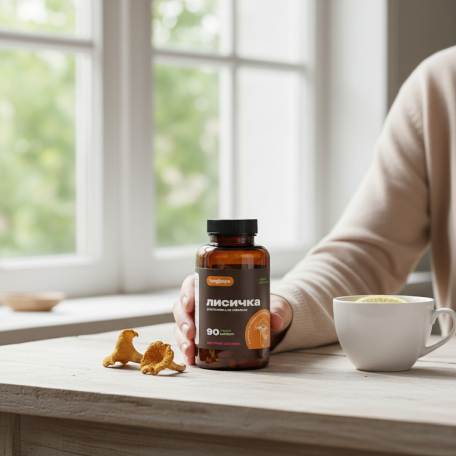 Лисичка 90 капсул экстракт Fungipapa Cantharellus cibarius-2
