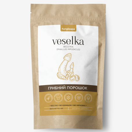 Веселка Phallus impudicus Fungipapa грибной порошок 60г