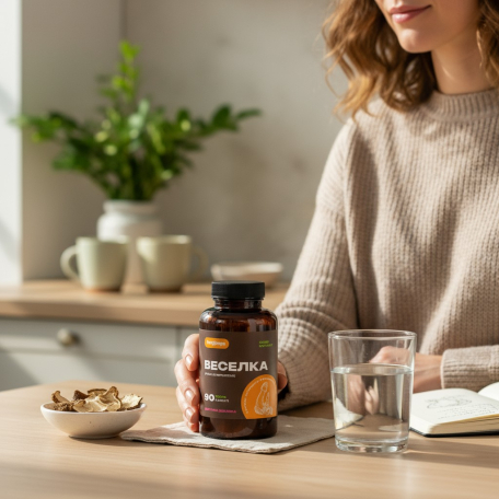 Веселка 90 капсул экстракт Fungipapa Phallus impudicus-1