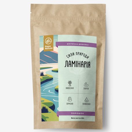 Ламинария PapaNature Laminaria digitata порошок 60г